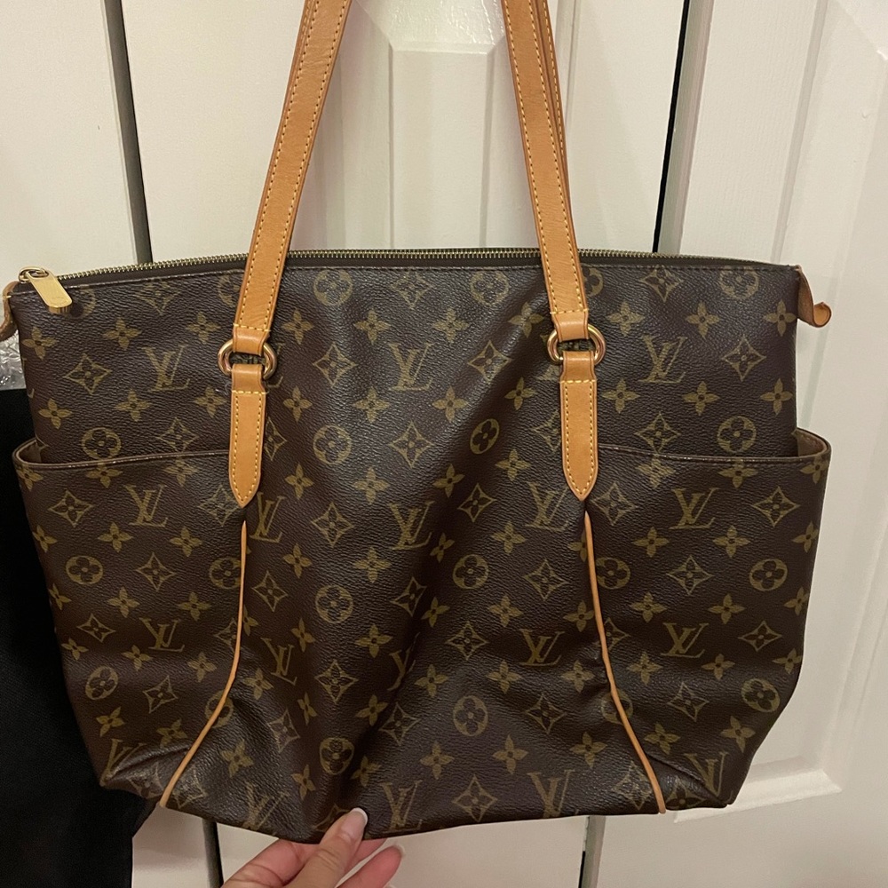 Louis Vuitton Totally Brown Monogram Canvas Shoulder Bag with Dust Bag